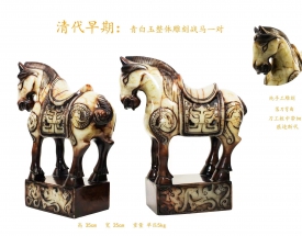 青白玉戰馬