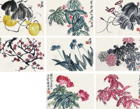 齊白石 花卉冊頁