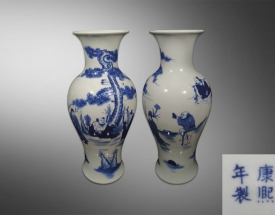 青花人(rén)物八仙故事紋觀